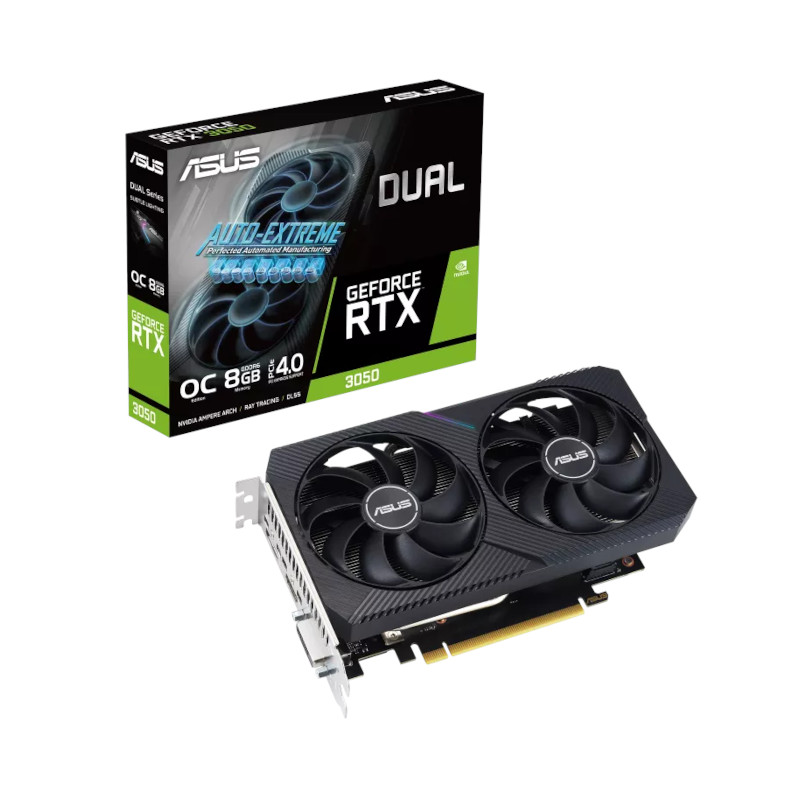 Buy Asus Dual GeForce RTX 3050 V2 OC Edition 8GB GDDR6 Graphics