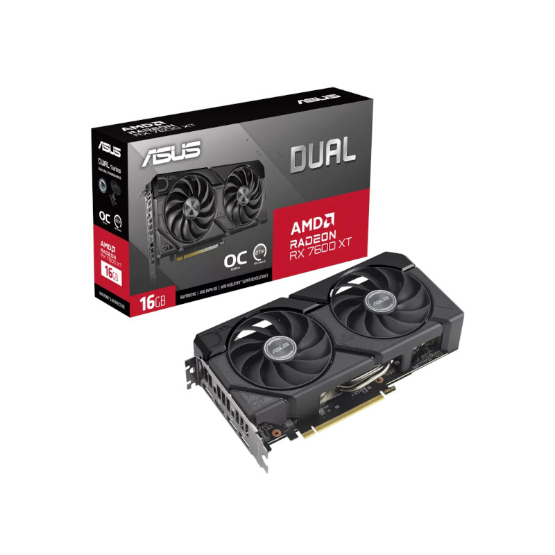 Asus Dual Radeon RX 7600 XT OC Edition 16GB GDDR6