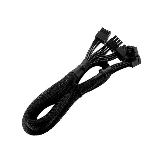 Cooler Master 12VHPWR 12+4-Pin to 3x8-Pin PCIe Gen5 600W 90Degree Adapter Cable - Type 2