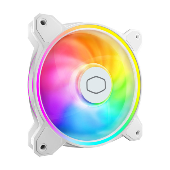 Cooler Master MasterFan MF120 Halo 2 Case Fan - White Cooler Master MasterFan MF120 Halo 2 Case Fan - White