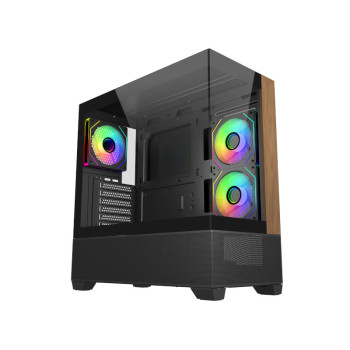 Cooler Master Elite 690 Wood Cabinet - Black