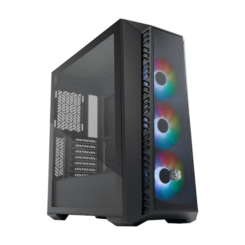 Cooler Master MasterBox 520 Mesh ARGB Mid Tower Cabinet - Black