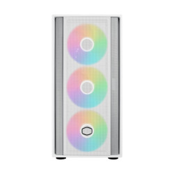 Cooler Master MasterBox 600 ARGB Mid Tower Cabinet - White Cooler Master MasterBox 600 ARGB Mid Tower Cabinet - White