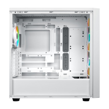 Cooler Master MasterBox 600 ARGB Mid Tower Cabinet - White Cooler Master MasterBox 600 ARGB Mid Tower Cabinet - White