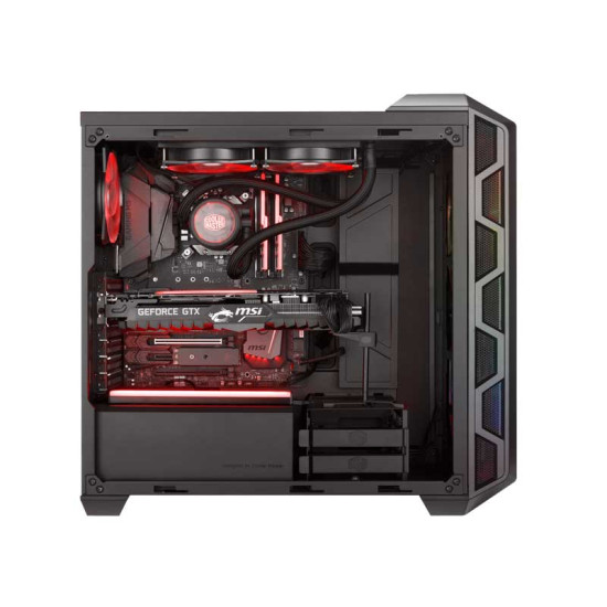Cooler Master MasterCase H500 ARGB Mid Tower Tempered Glass Side Panel