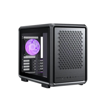 Cooler Master MasterFrame 400 Mesh ARGB Open-Frame M-ATX Cabinet - Black
