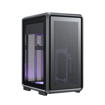 Cooler Master MasterFrame 400 Mesh ARGB Open-Frame M-ATX Cabinet - Black