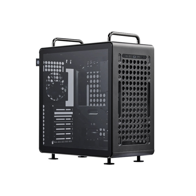 Cooler Master Qube 540 Mid Tower Cabinet - Stardust Iron Cooler Master Qube 540 Mid Tower Cabinet - Stardust Iron