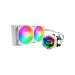 Cooler Master MasterLiquid 240 Core II ARGB Liquid CPU Cooler - White