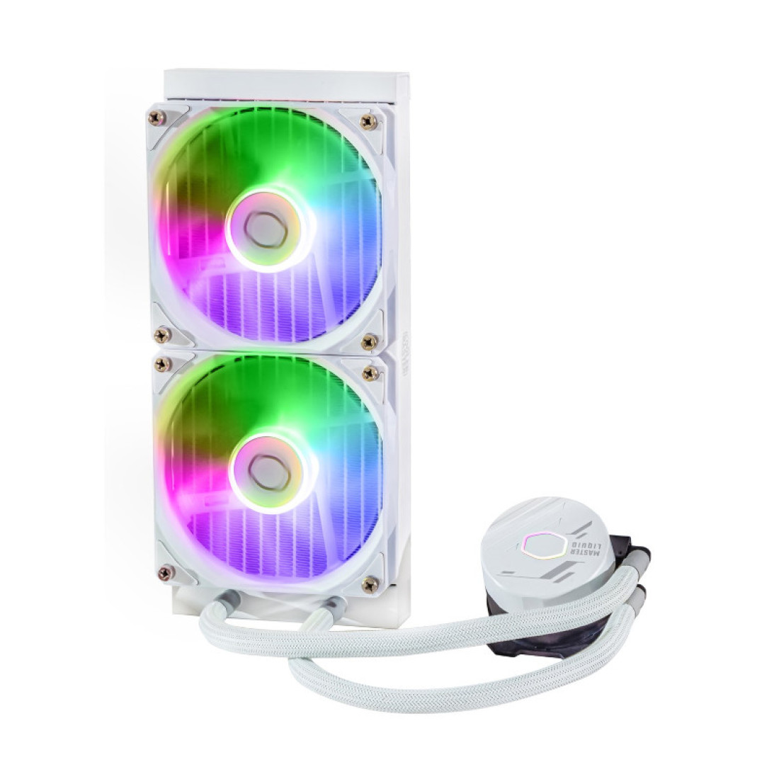 Buy Cooler Master MasterLiquid 240L Core ARGB Liquid CPU Cooler White