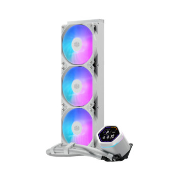 Cooler Master MasterLiquid Core Nex Digital 360 ARGB Liquid CPU Cooler - White
