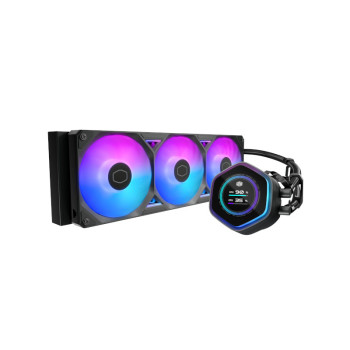 Cooler Master MasterLiquid Atmos II 360 LCD Liquid CPU Cooler - Black