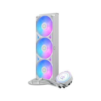 Cooler Master MasterLiquid Atmos II 360 LCD Liquid CPU Cooler - White Cooler Master MasterLiquid Atmos II 360 LCD Liquid CPU Cooler - White