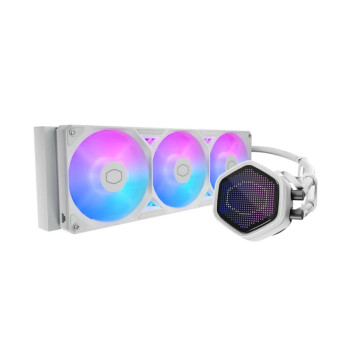 Cooler Master MasterLiquid Atmos II 360 Pixel LED Liquid CPU Cooler - White