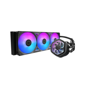 Cooler Master MasterLiquid Atmos II 360 VRM Fan Liquid CPU Cooler - Black