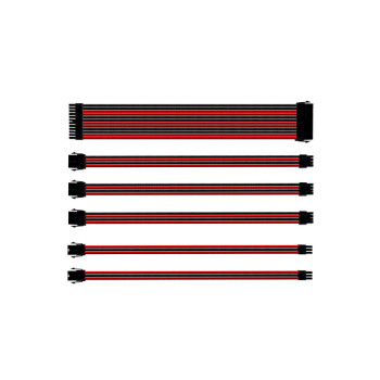 Cooler Master Sleeved PSU Extension Cable Kit Red/Black