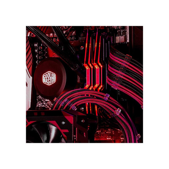 Cooler Master Sleeved PSU Extension Cable Kit Red/Black