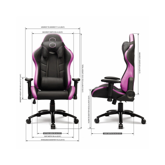 Cooler Master Caliber R2 Purple Gaming Chair