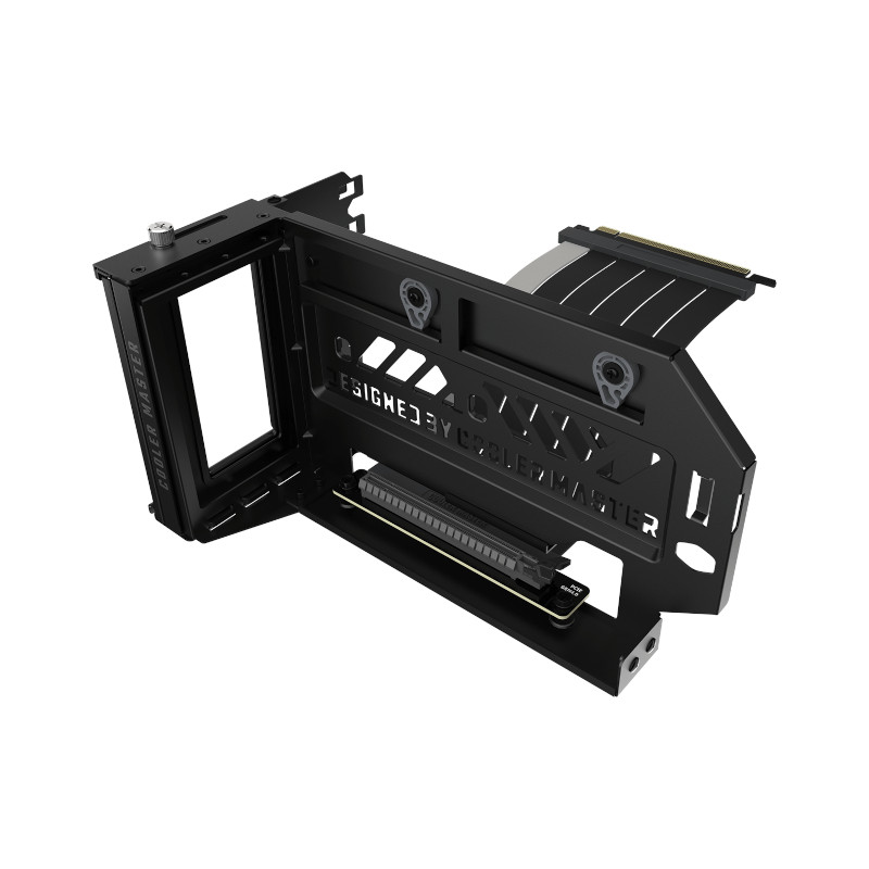 Cooler Master Vertical Graphic Card Holder Kit V3 With PCIE 4.0 Riser Cable - Black