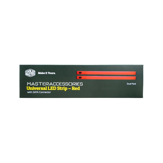 Cooler Master Universal Single Color LED Strip - Red With SATA Connector