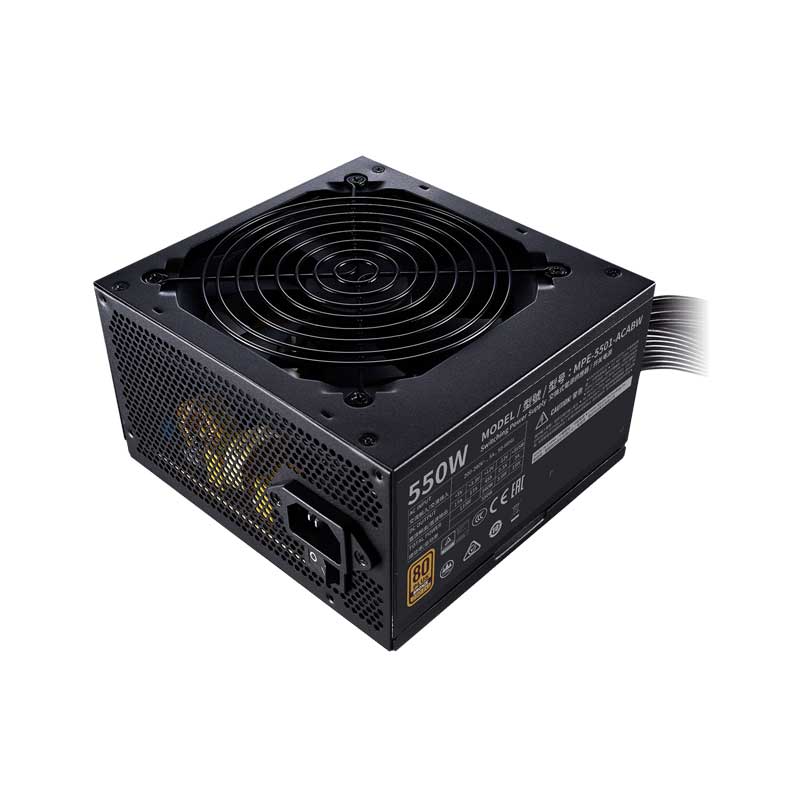 Cooler Master MWE 550 Bronze - V2 230V 80 Plus Bronze Certified SMPS
