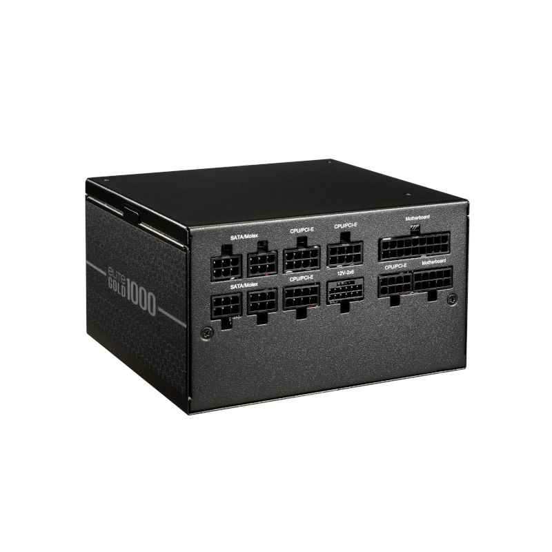 Cooler Master Elite Gold 1000 80 Plus Gold 1000W ATX 3.1 Fully Modular Power Supply - Black Cooler Master Elite Gold 1000 80 Plus Gold 1000W ATX 3.1 Fully Modular Power Supply - Black