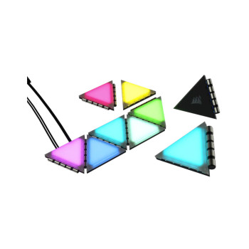 Corsair iCUE LC100 Case Accent Lighting Triangle Panels - Starter Kit