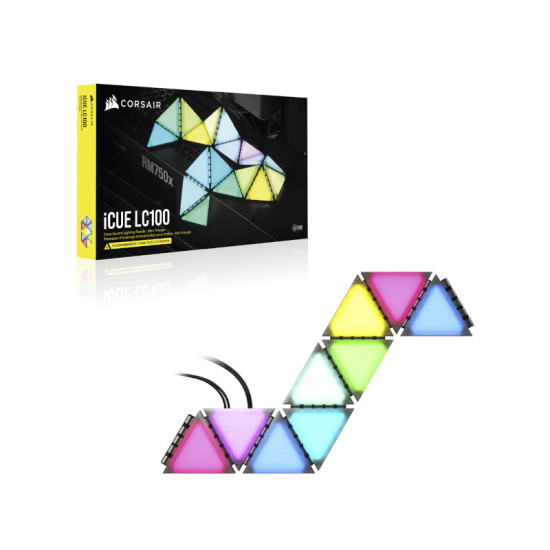 Corsair iCUE LC100 Case Accent Lighting Triangle Panels - Expansion Kit