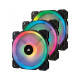 Corsair LL120 RGB 120mm Dual Light Loop RGB LED PWM Fan — 3 Fan Pack with Lighting Node Pro