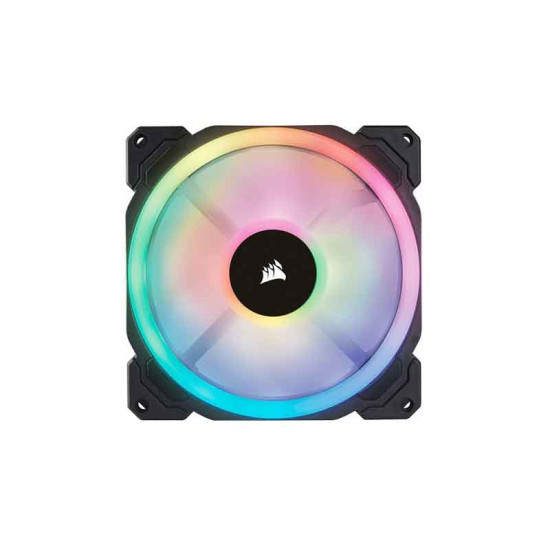 Corsair LL140 RGB 140mm Dual Light Loop RGB LED PWM Fan — 2 Fan Pack with Lighting Node Pro