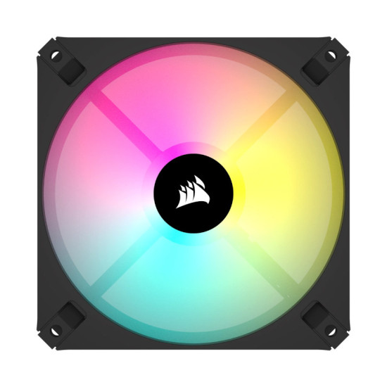 Corsair iCUE AR120 Digital RGB 120mm PWM Fan (Triple Pack) – Black