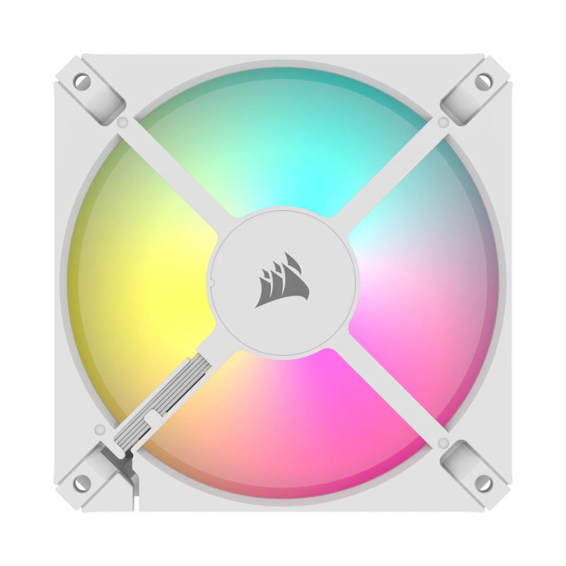 Corsair iCUE AR120 Digital RGB 120mm PWM Fan (Triple Pack) – White