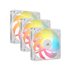 Corsair RS120-R ARGB 120mm PWM Reverse Cabinet Fan (Triple Pack) – White