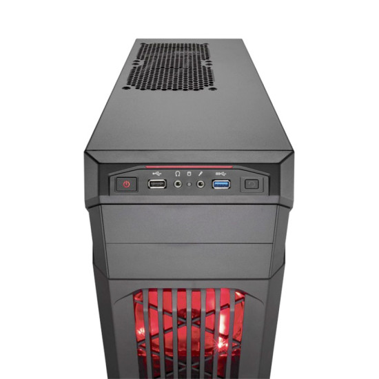 Corsair Carbide Series Spec-01 LED Mid-Tower Gaming Case (Red)