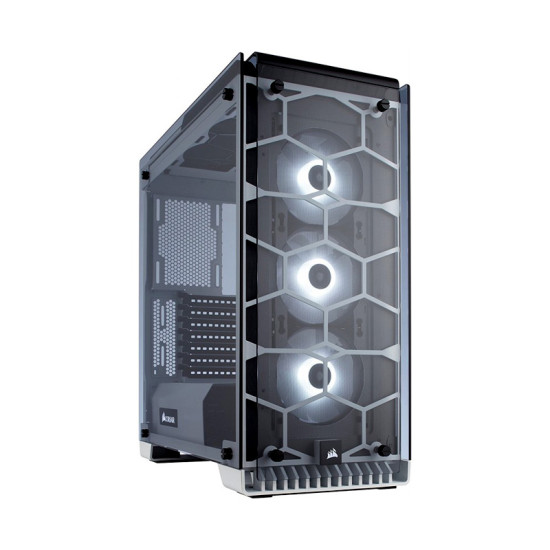 Corsair Crystal Series 570X RGB ATX Mid-Tower Case — White
