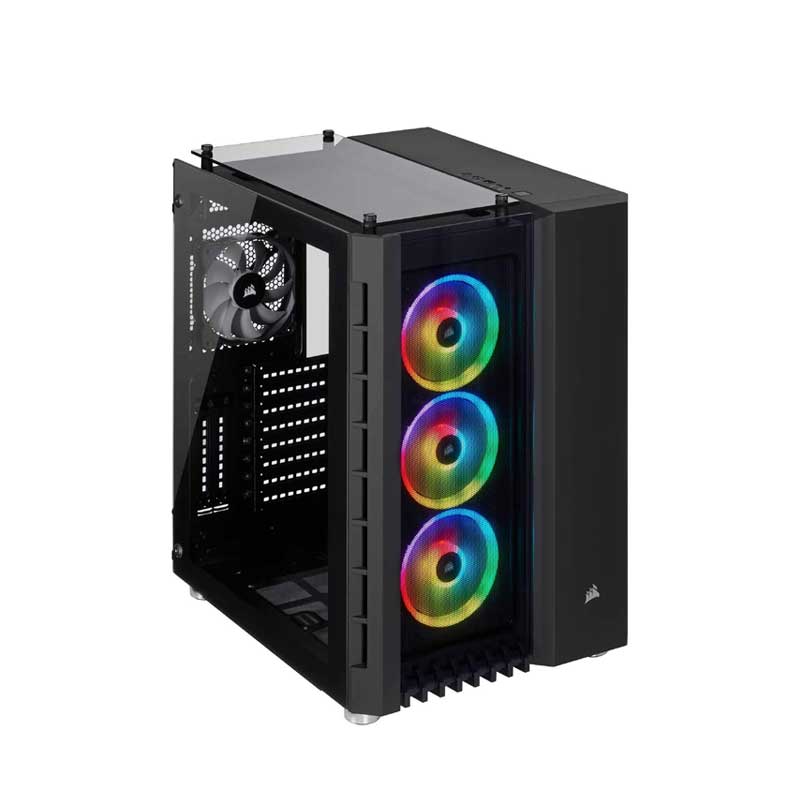 Corsair Crystal Series 680X RGB High Airflow Tempered Glass ATX Case — Black