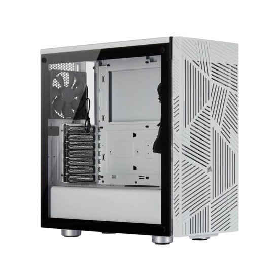 Corsair 275R Airflow Tempered Glass Mid-Tower Gaming Case - White