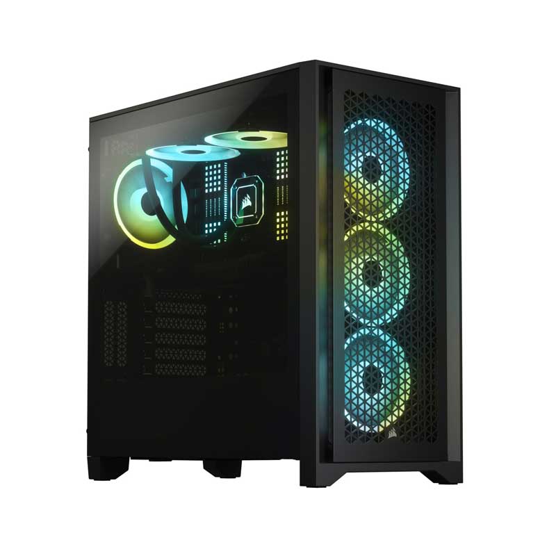 Corsair 4000D Airflow Tempered Glass Mid-Tower ATX Case - Black