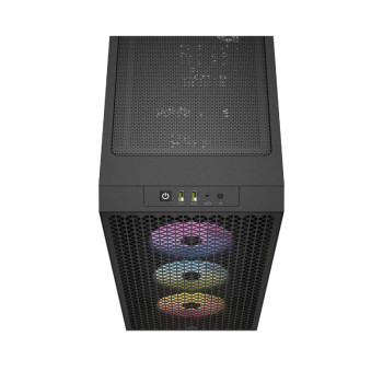 Corsair 3000D RGB Airflow Tempered Glass Mid-Tower ATX Case - Black