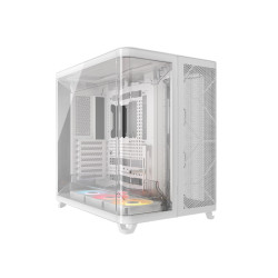 Corsair AIR 5400 RS-R ARGB Triple Chamber Mid-Tower Case - White