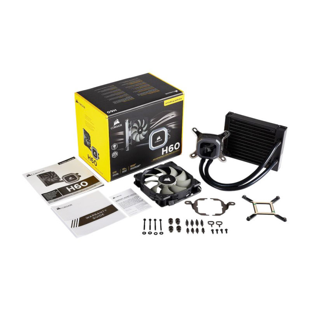 Buy Corsair Hydro Series H60 (2018) 120mm Liquid CPU Cooler at Best