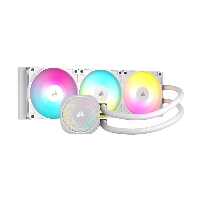 Corsair Nautilus 360 RS ARGB Liquid CPU Cooler - White