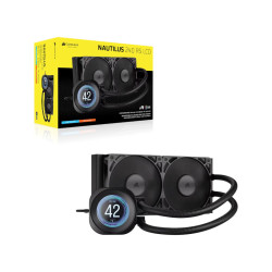 Corsair Nautilus 240 RS LCD Liquid CPU Cooler - Black