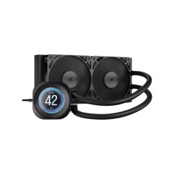 Corsair Nautilus 240 RS LCD Liquid CPU Cooler - Black
