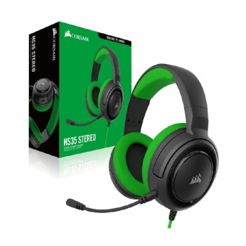 Corsair HS35 Stereo Gaming Headset - Green
