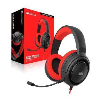 Corsair HS35 Stereo Gaming Headset - Red