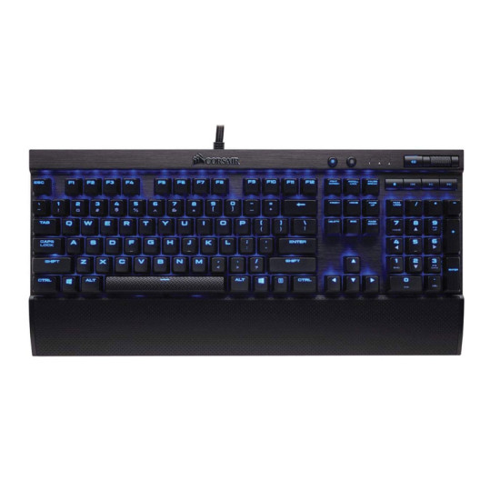 Corsair K70 Lux Mechanica Blue LED — Cherry MX Red Gaming Keyboard