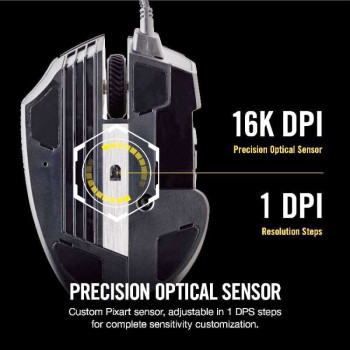 Corsair Scimitar Pro RGB Optical Black Gaming Mouse