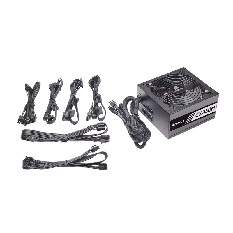 Corsair CX Series CX850M — 850 Watt 80 Plus Bronze Certified Modular ATX (2015 Edition) Power Supply