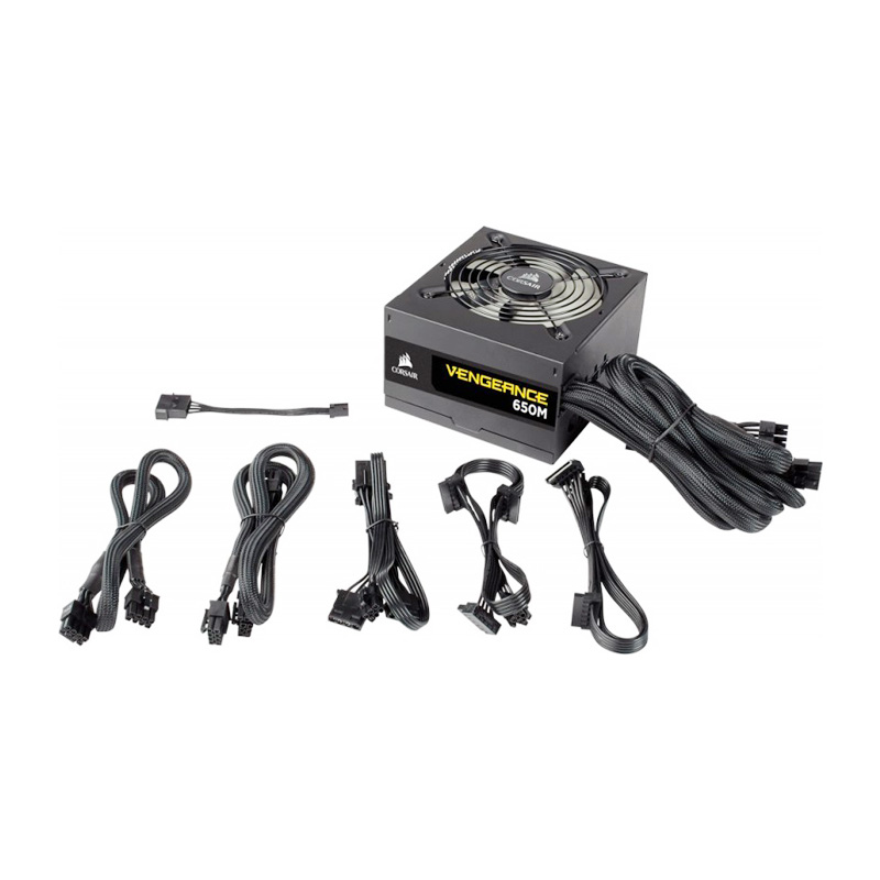 Corsair Vengeance Series 650M - 650 Watt 80 Plus Silver Certified Power Supply